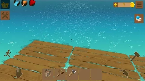 Gameplay screenshot from oceanborn survival on raft for Android