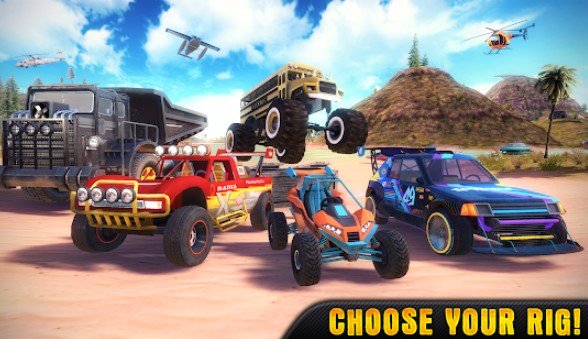 Gameplay screenshot from off the road otr open world driving for Android