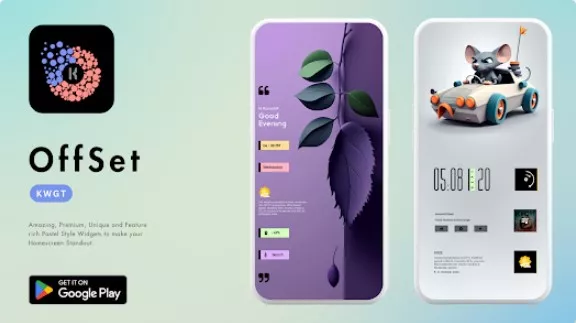 Gameplay screenshot from offset kwgt for Android