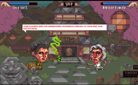 Gameplay screenshot from oh sir the hollywood roast for Android