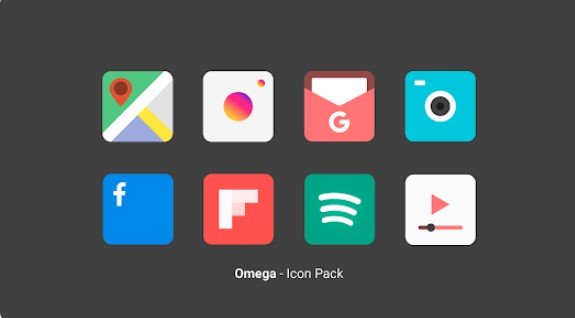 Gameplay screenshot from omega icon pack for Android