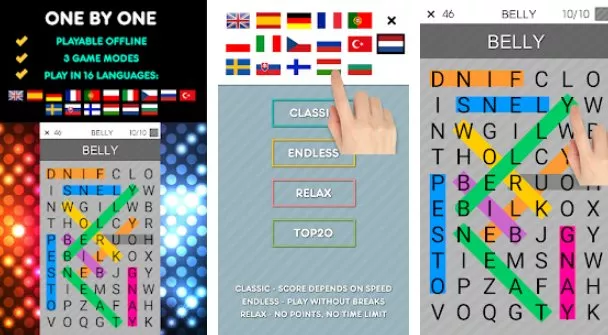  One By One - Multilingual Word Search APK