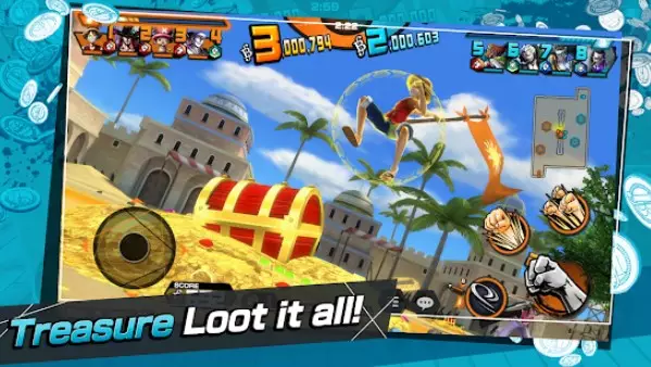 Gameplay screenshot from one piece bounty rush for Android