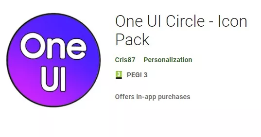 one ui circle icon pack