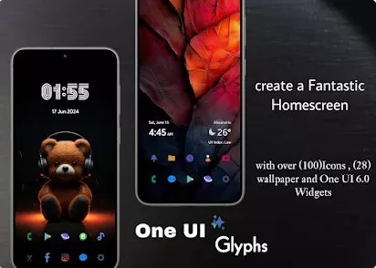 Gameplay screenshot from one ui glyphs icons for Android