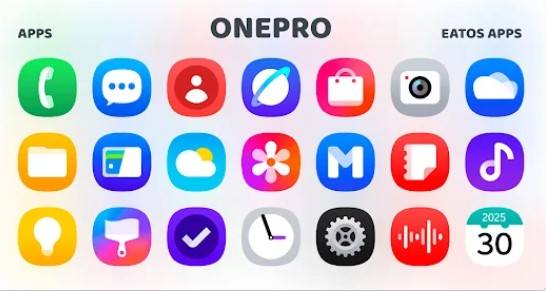 Gameplay screenshot from onepro 7 icon pack for Android