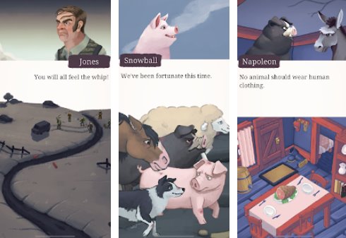 Gameplay screenshot from orwell s animal farm for Android
