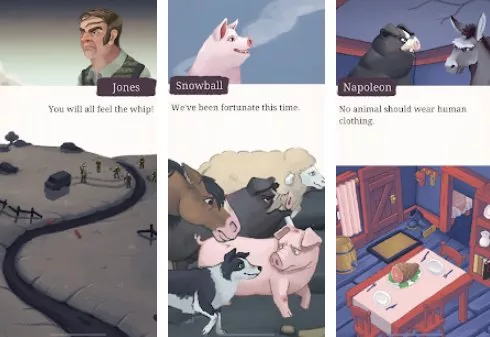 Gameplay screenshot from orwell s animal farm for Android