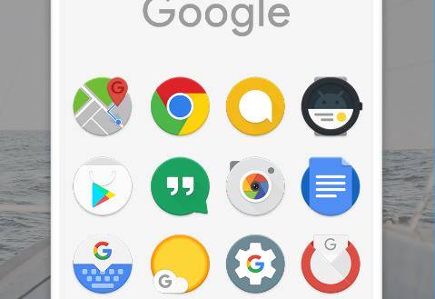 Gameplay screenshot from orzak icon pack beta for Android