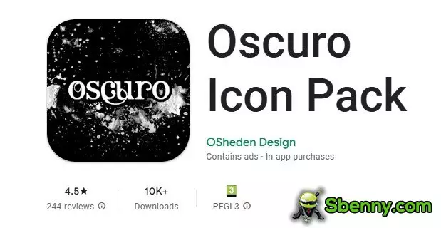  Oscuro Icon Pack