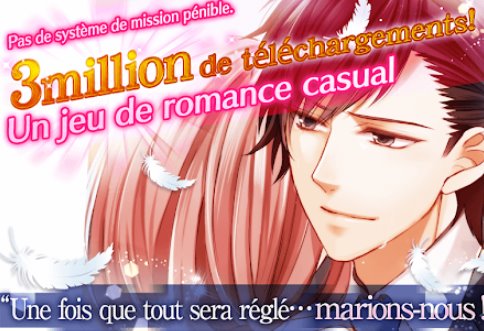 Gameplay screenshot from otome games jeux en français romance illégale for Android