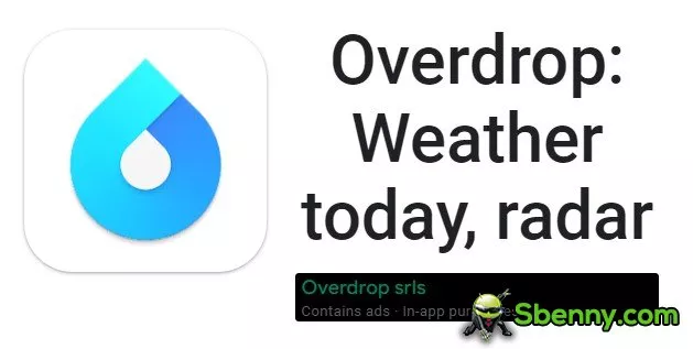  Overdrop: Weather today, radar