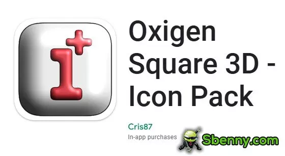 oxigen square 3d icon pack