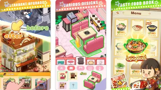 Gameplay screenshot from my hot pot story for Android