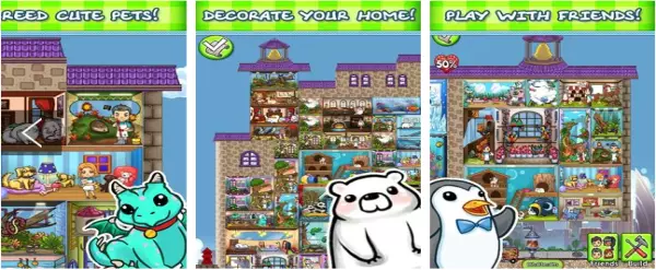 Gameplay screenshot from pet island build breed grow for Android