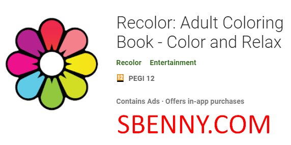 ricolorare il libro da colorare per adulti colorare e rilassare
