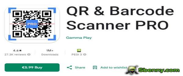 qr and barcode scanner pro