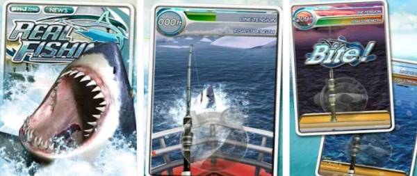 Gameplay screenshot from realfishing3d free for Android