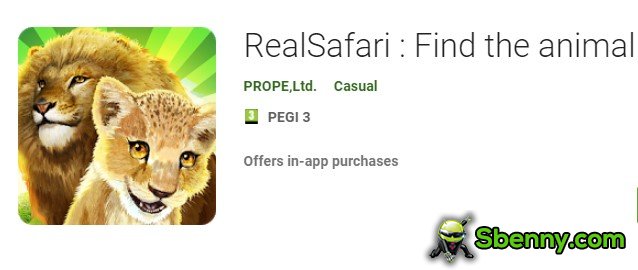 RealSafari : Find the animal Paid APK Android