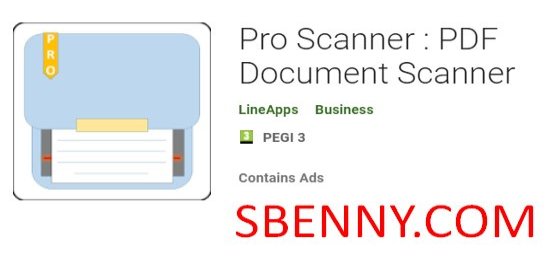 pro scanner pdf document scanner