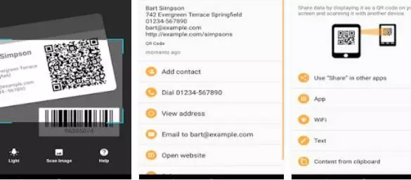 Gameplay screenshot from qr and barcode reader pro for Android