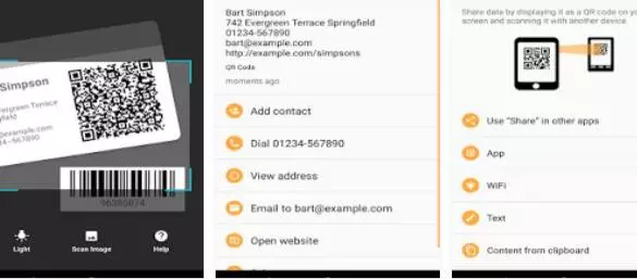 Gameplay screenshot from qr and barcode reader pro for Android