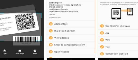 Gameplay screenshot from qr and barcode reader pro for Android