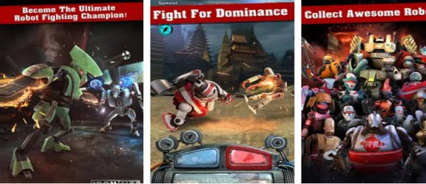 Gameplay screenshot from robots war iron kill for Android