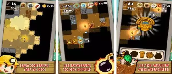 Gameplay screenshot from pocket mine for Android
