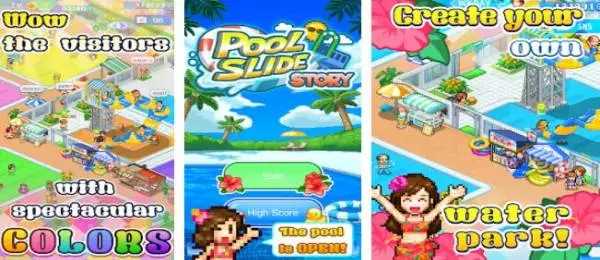 pool slide story
