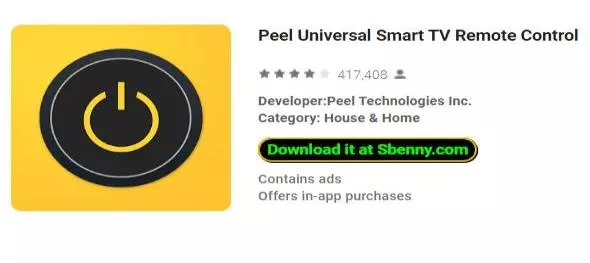 peel universal smart tv remote control
