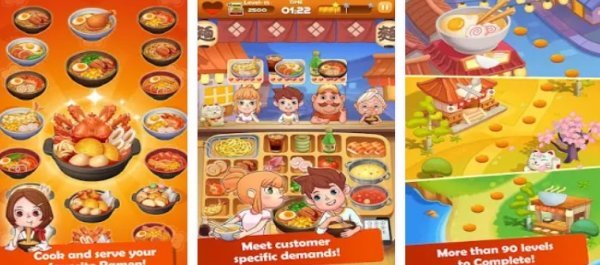 Gameplay screenshot from ramen master for Android