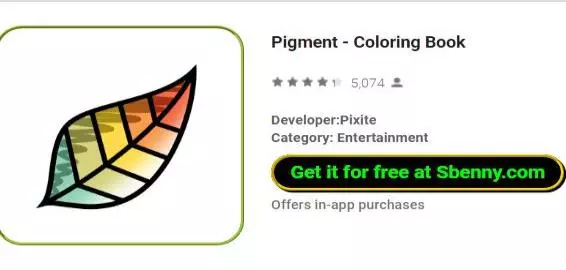 pigment coloring book