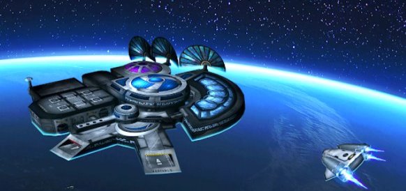 Gameplay screenshot from quantum contact a space adventure for Android