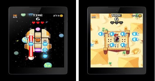 Gameplay screenshot from pixel dodgers for Android