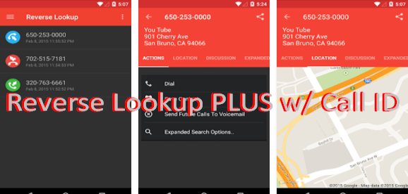 reverse lookup plus w call id