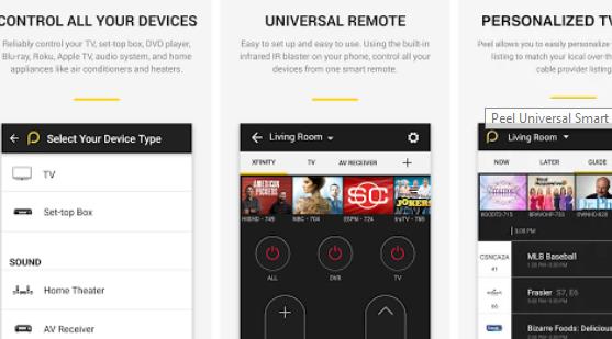 peel universal smart tv control remoto MOD APK Android