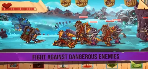 Gameplay screenshot from pocket war for Android