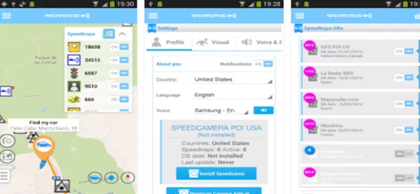 Gameplay screenshot from radardroid pro for Android