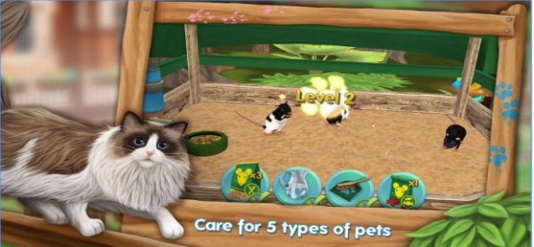 Gameplay screenshot from pethotel my animal boarding for Android