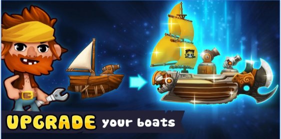 Gameplay screenshot from pirate power for Android