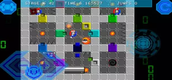 Gameplay screenshot from problemnet vs ball bot hardcore platformer for Android