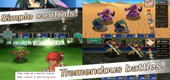 Gameplay screenshot from rpg end of aspiration for Android