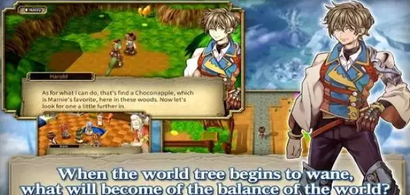 Gameplay screenshot from rpg sephirothic stories trial for Android