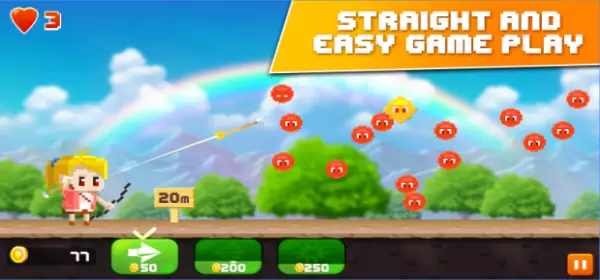 Gameplay screenshot from pixel archer king for Android
