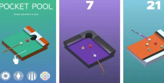 Gameplay screenshot from pocket pool for Android