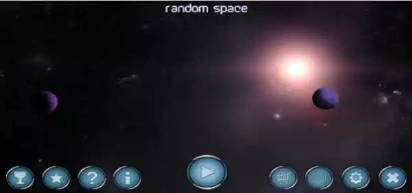 Gameplay screenshot from random space survival simulator for Android