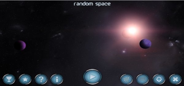 Gameplay screenshot from random space survival simulator for Android