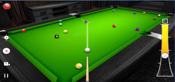 Gameplay screenshot from real pool 3d for Android