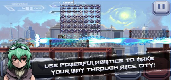 Gameplay screenshot from run or die fun hardcore running game for Android
